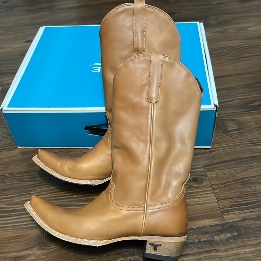 Lane “Billie” Brown Leather Western Boots Size 11